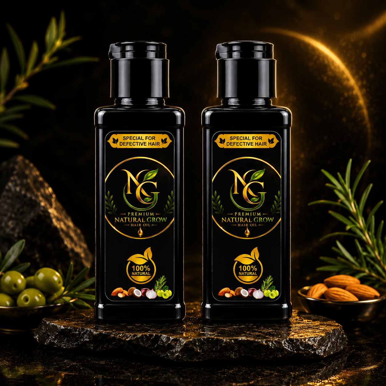 Natural Grow Herbal Shampoo view 1